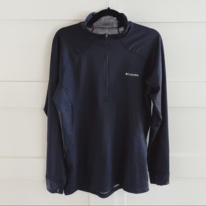 Columbia Midweight Half Zip Omni Heat Top - L